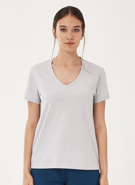 ORGANICATION Basic T-Shirt aus Bio-Baumwolle mit V-Ausschnitt ORGANICATION Basic T-Shirt aus Bio-Baumwolle mit V-Ausschnitt von ORGANICATION