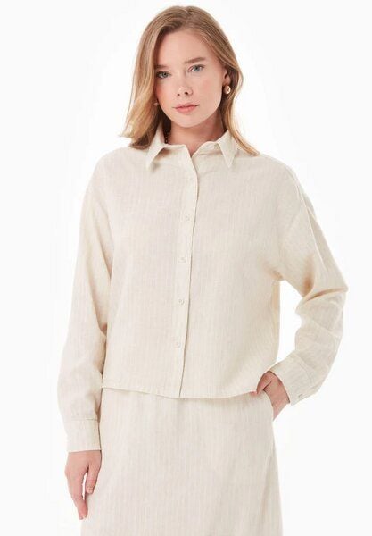 ORGANICATION Bluse aus Bio-Baumwolle und Leinen von ORGANICATION