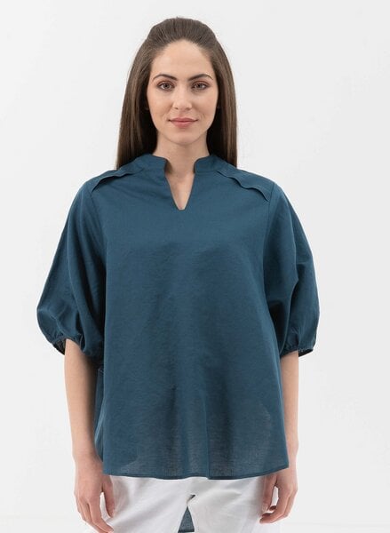 ORGANICATION Bluse aus Leinen mit Bio-Baumwolle von ORGANICATION