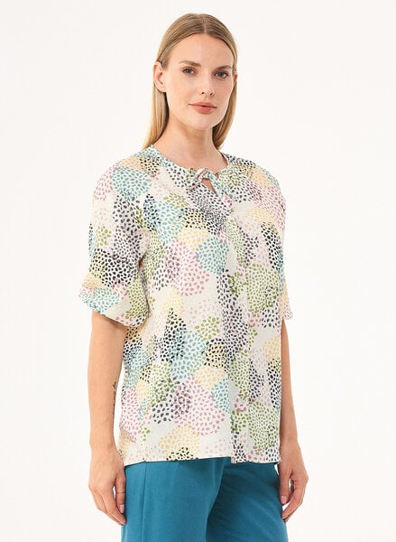 ORGANICATION Bluse aus TENCEL Lyocell mit Allover-Print von ORGANICATION