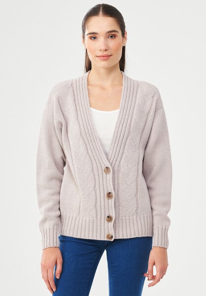 ORGANICATION Cardigan aus Bio-Merinowolle und Bio-Baumwolle von ORGANICATION