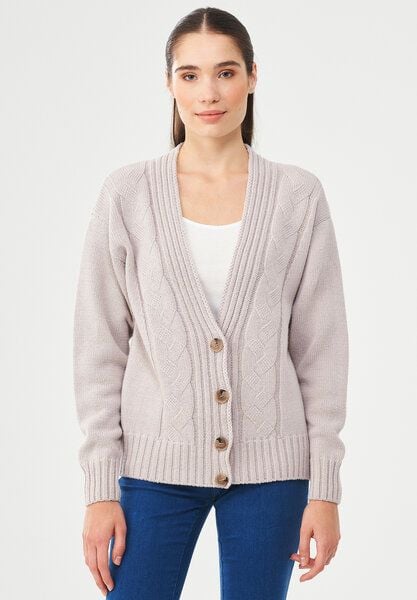 ORGANICATION Cardigan aus Bio-Merinowolle und Bio-Baumwolle von ORGANICATION