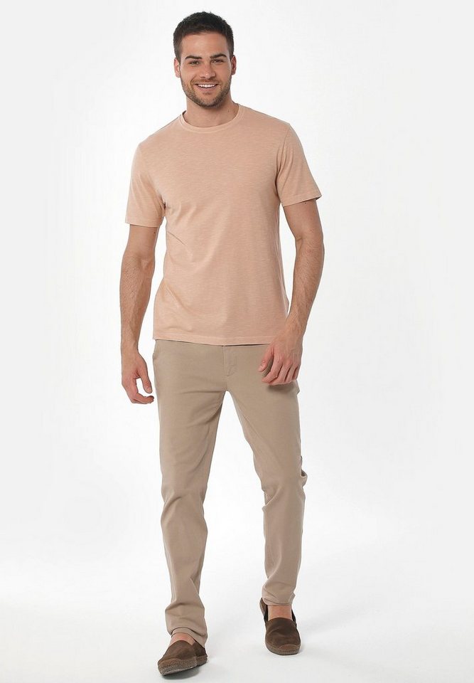 ORGANICATION Chinohose Men's Garment Dyed Jogger Fit Chino in Beige von ORGANICATION