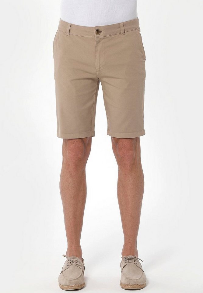 ORGANICATION Chinohose Men's Garment Dyed Slim Fit Shorts in Beige von ORGANICATION