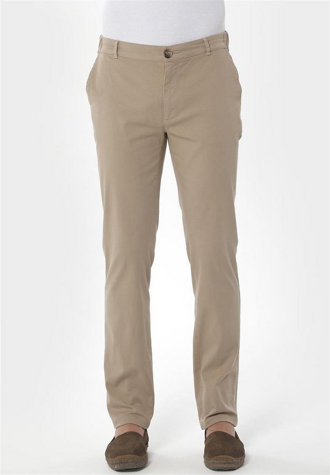 ORGANICATION Chinohose Men's Garment Dyed Jogger Fit Chino in Shadow ORGANICATION Chinohose Men's Garment Dyed Jogger Fit Chino in Shadow von ORGANICATION