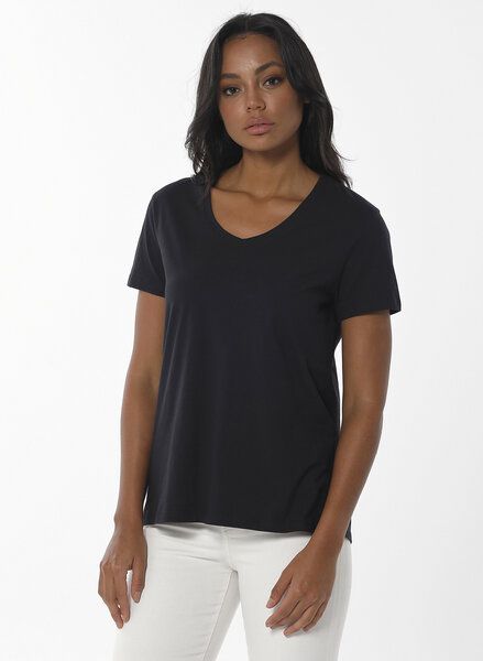 ORGANICATION Damen Basic T-Shirt aus Bio-Baumwolle mit V-Ausschnitt ORGANICATION Damen Basic T-Shirt aus Bio-Baumwolle mit V-Ausschnitt von ORGANICATION