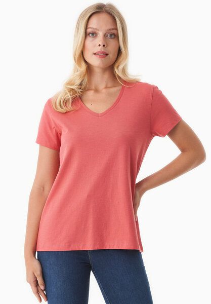ORGANICATION Damen Basic T-Shirt aus Bio-Baumwolle mit V-Ausschnitt ORGANICATION Damen Basic T-Shirt aus Bio-Baumwolle mit V-Ausschnitt von ORGANICATION