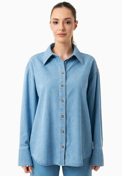 ORGANICATION Denim-Bluse aus Bio-Baumwolle von ORGANICATION