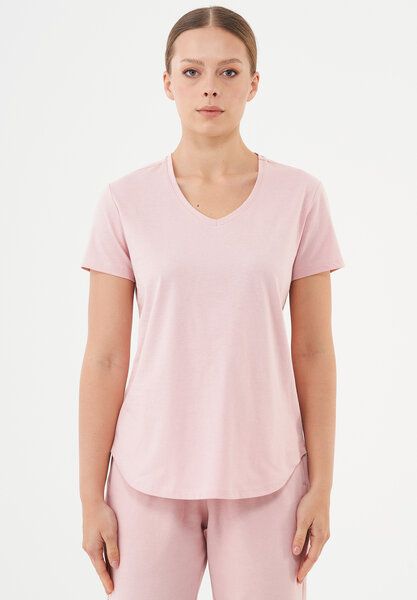 ORGANICATION ESSENTIALS-TUBA- Basic T-Shirt aus Bio-Baumwolle mit V-Ausschnitt ORGANICATION ESSENTIALS-TUBA- Basic T-Shirt aus Bio-Baumwolle mit V-Ausschnitt von ORGANICATION