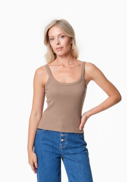 ORGANICATION IPEEK | Ripp-Tanktop aus TENCEL Modal und Bio-Baumwolle von ORGANICATION