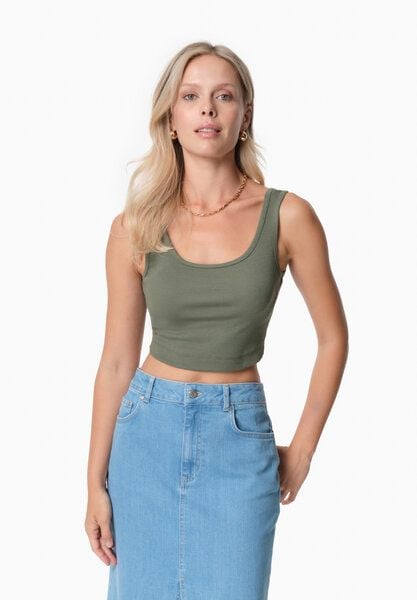 ORGANICATION IRISS | Ripp-Crop-Top aus TENCEL Modal und Bio-Baumwolle von ORGANICATION