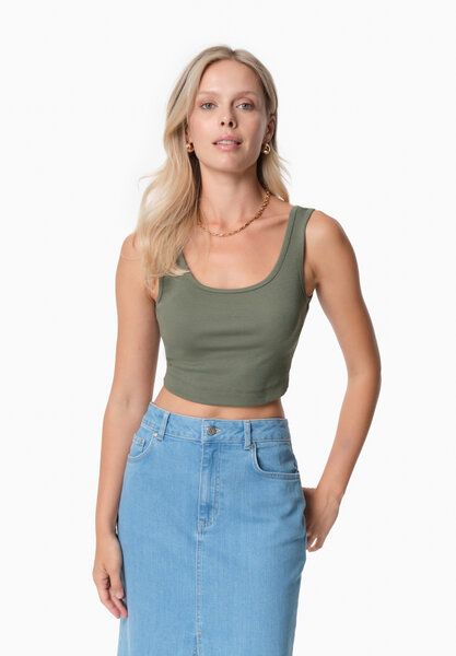 ORGANICATION IRISS | Ripp-Crop-Top aus TENCEL Modal und Bio-Baumwolle von ORGANICATION