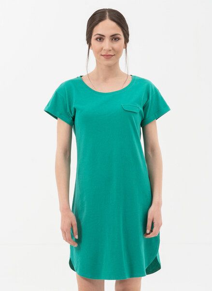 ORGANICATION Jerseykleid aus Bio-Baumwolle mit Leinen von ORGANICATION