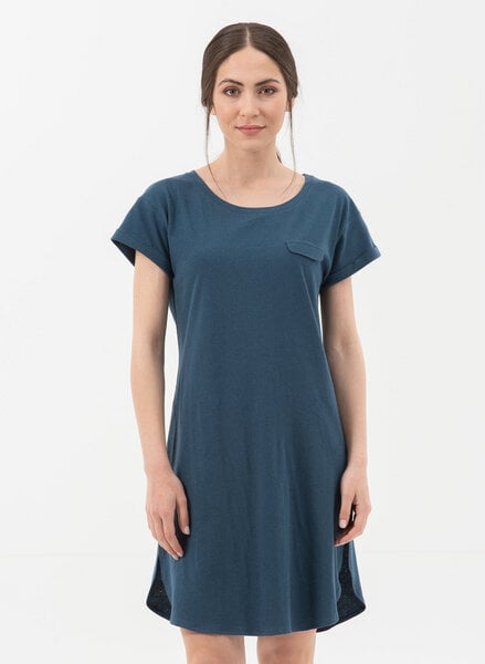 ORGANICATION Jerseykleid aus Bio-Baumwolle mit Leinen von ORGANICATION