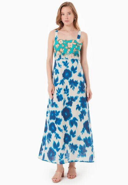 ORGANICATION Kleid aus Bio-Baumwoll-Voile mit Blumenmuster von ORGANICATION