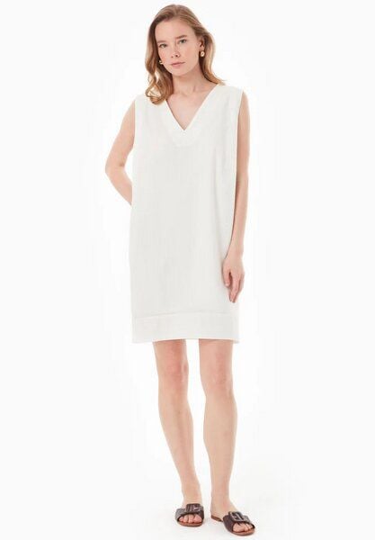 ORGANICATION Kleid aus Bio-Baumwolle und Leinen von ORGANICATION