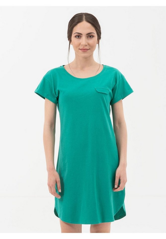ORGANICATION Kleid & Hose Jerseykleid aus Bio-Baumwolle mit Leinen von ORGANICATION