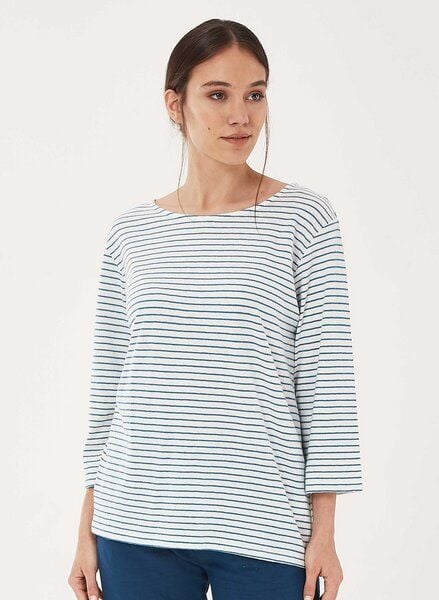 ORGANICATION Longsleeve aus Bio-Baumwolle mit Leinen von ORGANICATION