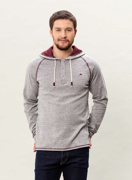 ORGANICATION MOR-3147 HERREN GARN GEFÄRBTER HOODIE SWEATER von ORGANICATION