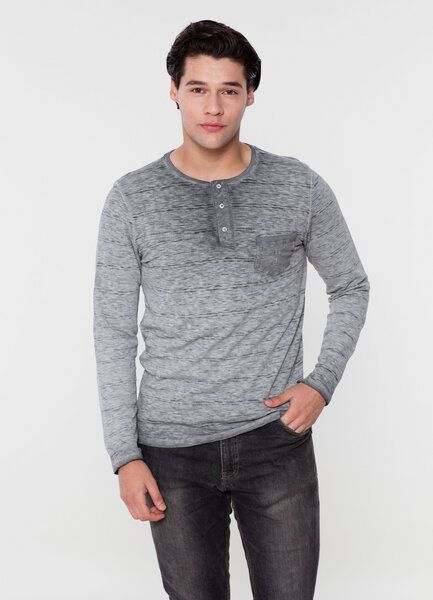 ORGANICATION MOR-4067 HERREN GARMENT DYED LANGARM T-SHIRT von ORGANICATION