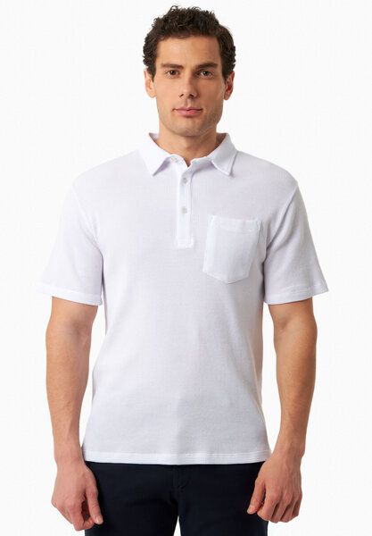 ORGANICATION Poloshirt aus Bio-Baumwolle mit Waffelstruktur von ORGANICATION