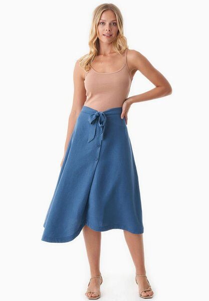 ORGANICATION Rock aus TENCEL Lyocell und Leinen von ORGANICATION