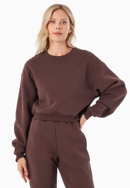 ORGANICATION SILLIVIA | Essentials Travel Crop-Sweatshirt aus Bio-Baumwolle und recyceltem Polyester von ORGANICATION