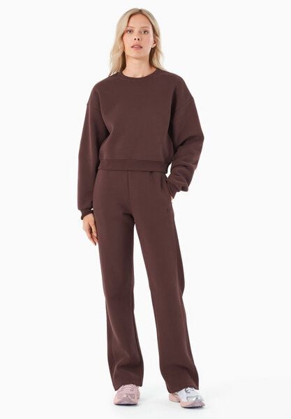 ORGANICATION SILLIVIA | Essentials Travel Crop-Sweatshirt aus Bio-Baumwolle und recyceltem Polyester von ORGANICATION