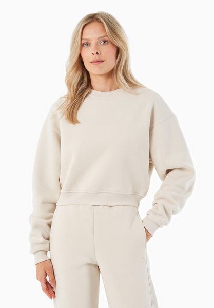 ORGANICATION SILLIVIA | Essentials Travel Crop-Sweatshirt aus Bio-Baumwolle und recyceltem Polyester von ORGANICATION