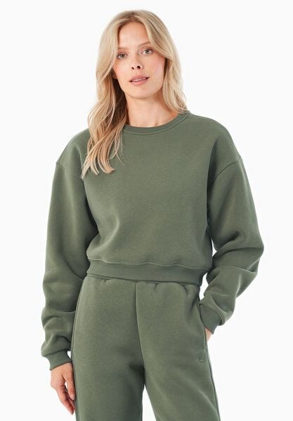 ORGANICATION SILLIVIA | Essentials Travel Crop-Sweatshirt aus Bio-Baumwolle und recyceltem Polyester von ORGANICATION