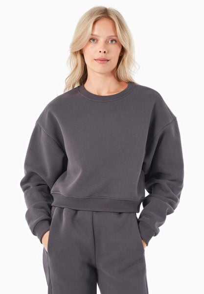 ORGANICATION SILLIVIA | Essentials Travel Crop-Sweatshirt aus Bio-Baumwolle und recyceltem Polyester von ORGANICATION