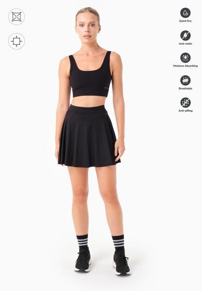 ORGANICATION SUMMER | Sport-Skort mit Innenshorts aus recyceltem Polyamid von ORGANICATION