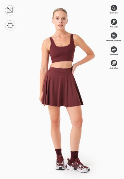 ORGANICATION SUMMER | Sport-Skort mit Innenshorts aus recyceltem Polyamid von ORGANICATION