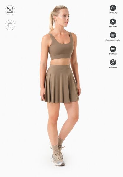 ORGANICATION SUMMER | Sport-Skort mit Innenshorts aus recyceltem Polyamid von ORGANICATION