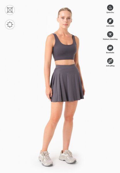 ORGANICATION SUMMER | Sport-Skort mit Innenshorts aus recyceltem Polyamid von ORGANICATION