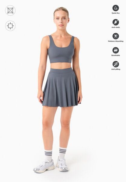 ORGANICATION SUMMER | Sport-Skort mit Innenshorts aus recyceltem Polyamid von ORGANICATION