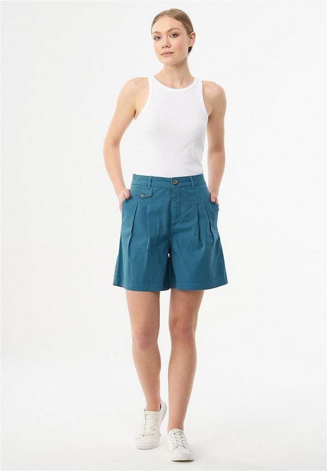 ORGANICATION Shorts Women's Garment Dyed Shorts in Petrol Blue von ORGANICATION