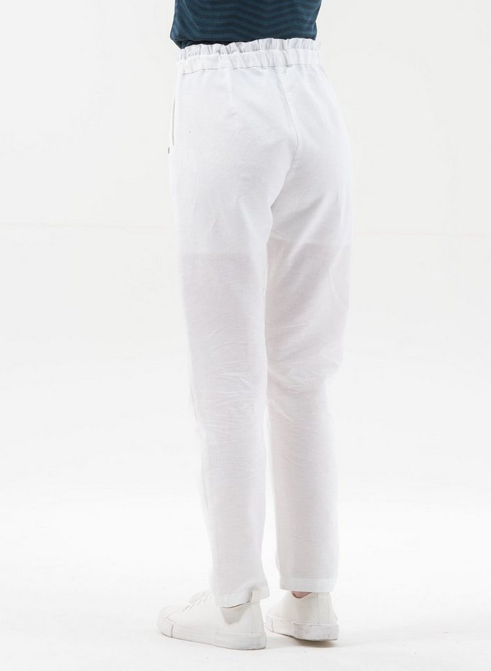 ORGANICATION Shirt & Hose Paperbag-Hose aus Leinen mit Bio-Baumwolle ORGANICATION Shirt & Hose Paperbag-Hose aus Leinen mit Bio-Baumwolle von ORGANICATION
