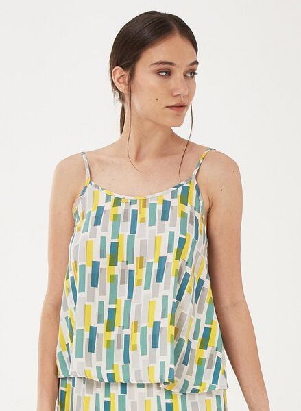 ORGANICATION Spaghettiträger-Top aus TENCEL Lyocell mit Allover-Print von ORGANICATION