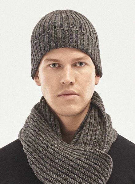 ORGANICATION Strick-Beanie aus Bio-Merinowolle und Bio-Baumwolle von ORGANICATION