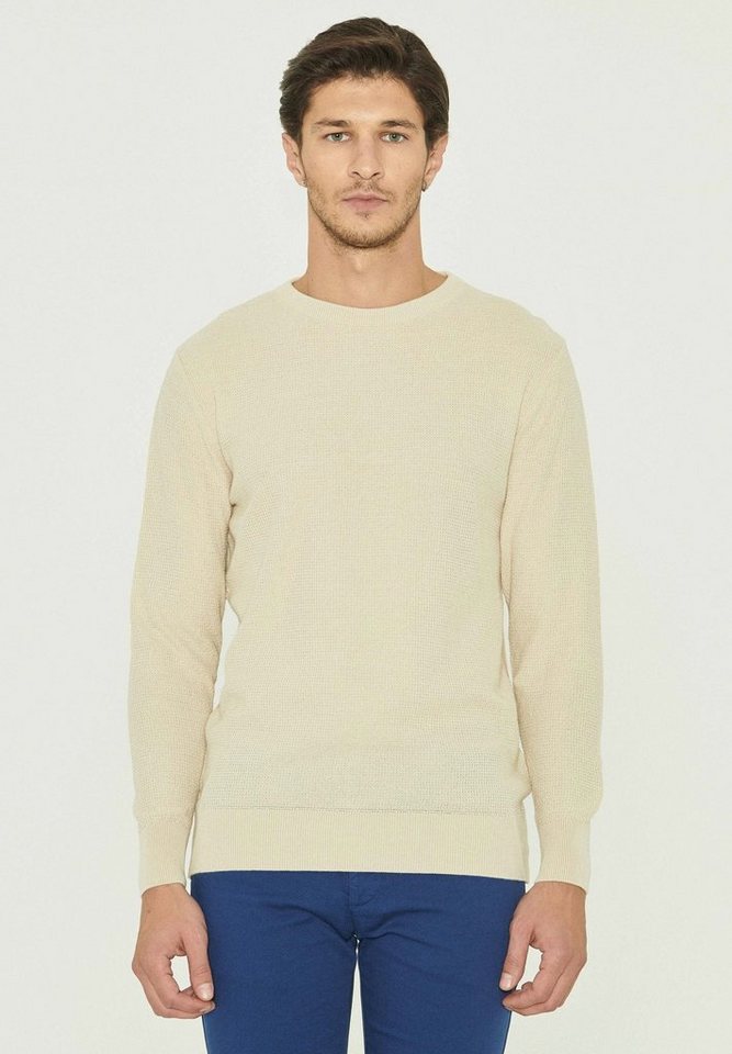 ORGANICATION Sweater Men's Sweater in Ecru von ORGANICATION