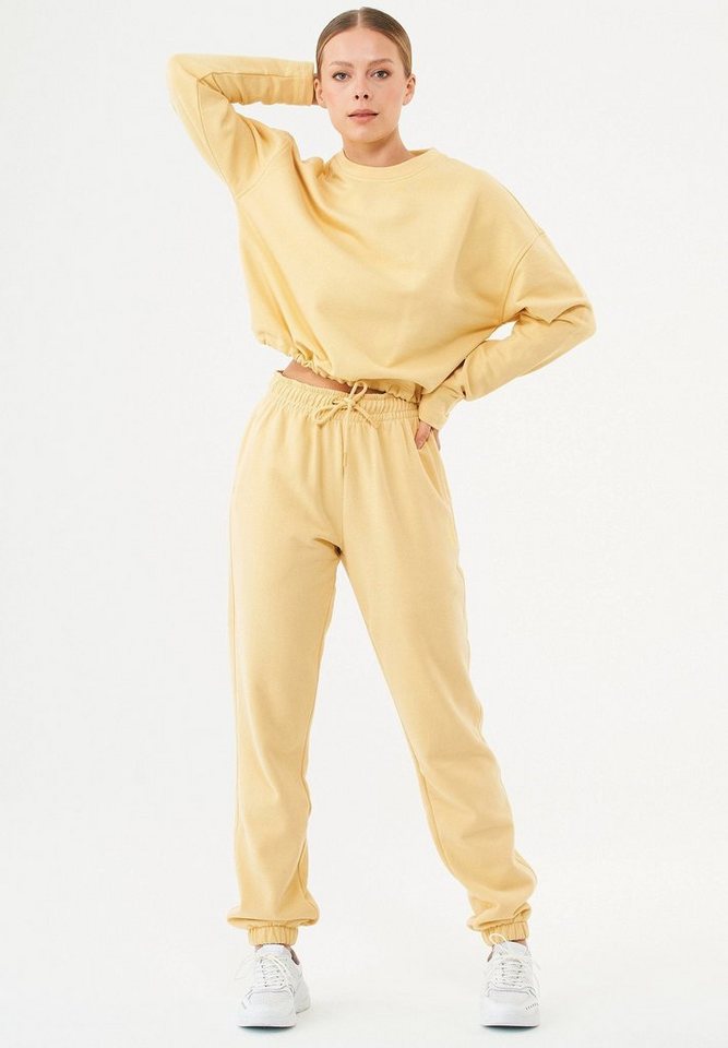 ORGANICATION Sweathose Peri-Women's Loose Fit Sweatpants in Yellow ORGANICATION Sweathose Peri-Women's Loose Fit Sweatpants in Yellow von ORGANICATION