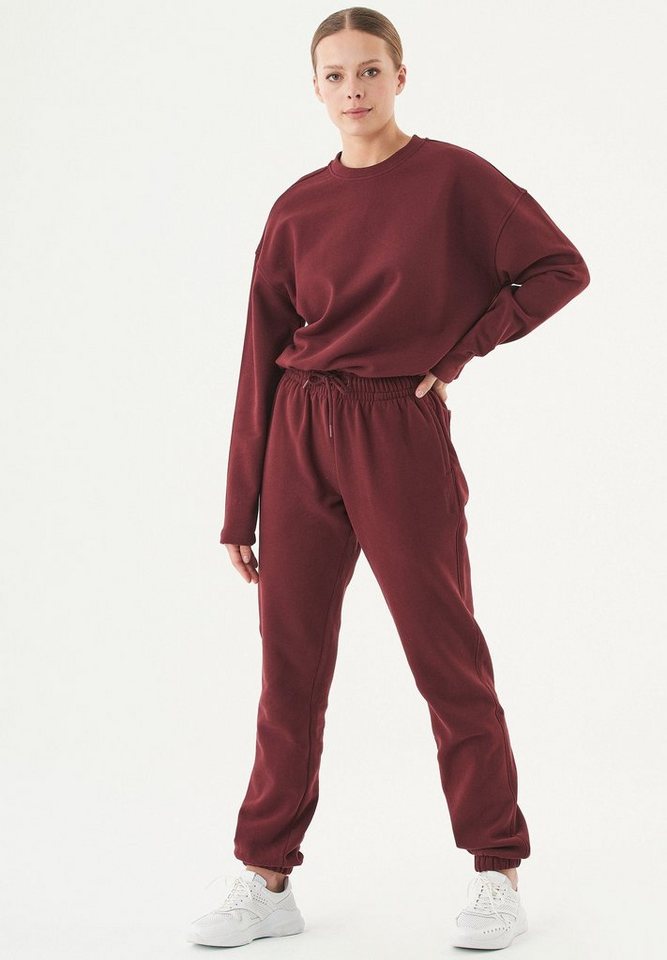 ORGANICATION Sweathose Peri-Women's Loose Fit Sweatpants in Bordeaux ORGANICATION Sweathose Peri-Women's Loose Fit Sweatpants in Bordeaux von ORGANICATION