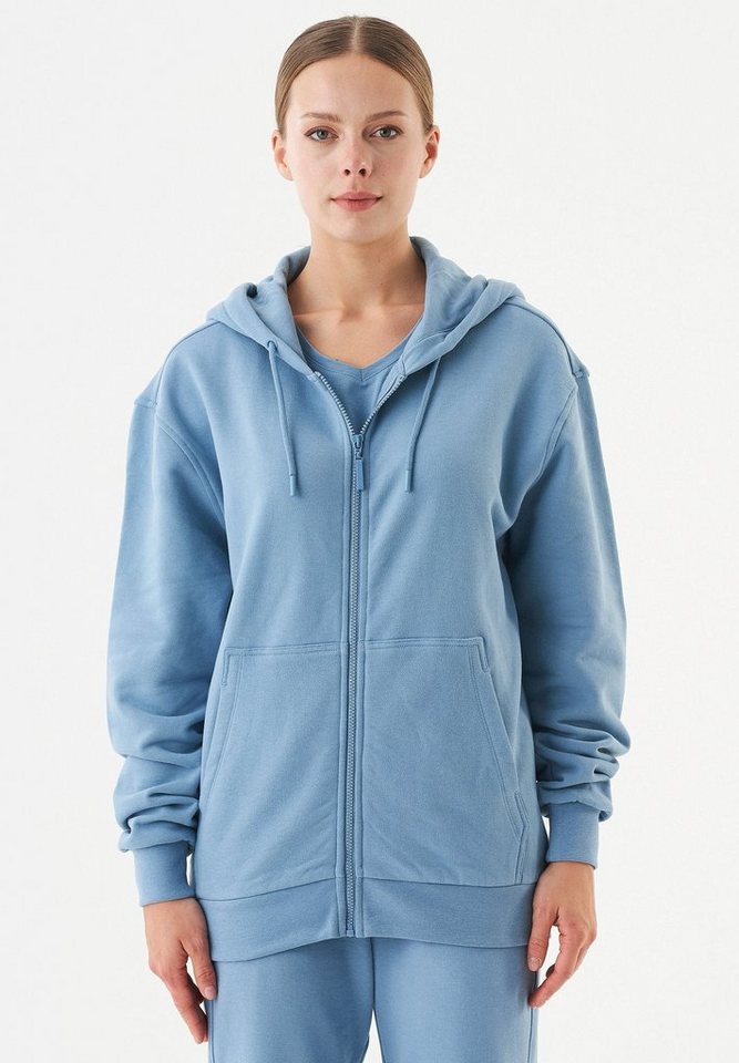 ORGANICATION Sweatjacke Junda-Unisex Full Zip Hoodie in Steel Blue ORGANICATION Sweatjacke Junda-Unisex Full Zip Hoodie in Steel Blue von ORGANICATION