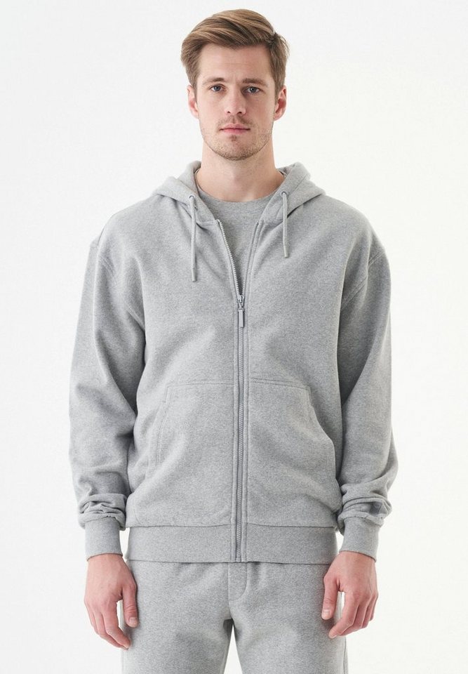 ORGANICATION Sweatjacke Junda-Unisex Full Zip Hoodie in Grey Melange ORGANICATION Sweatjacke Junda-Unisex Full Zip Hoodie in Grey Melange von ORGANICATION