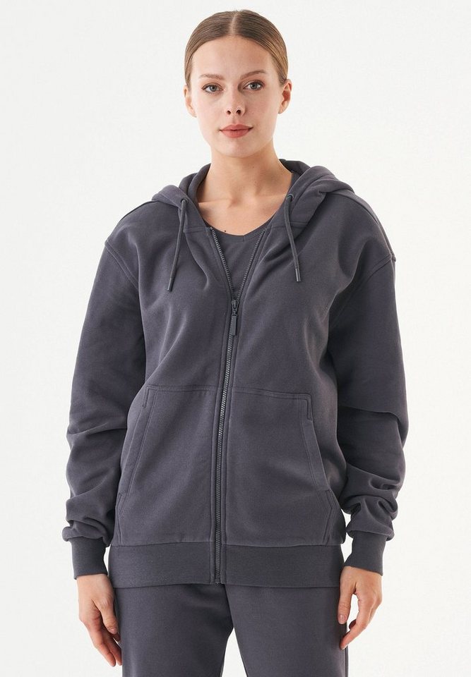 ORGANICATION Sweatjacke Junda-Unisex Full Zip Hoodie in Shadow von ORGANICATION