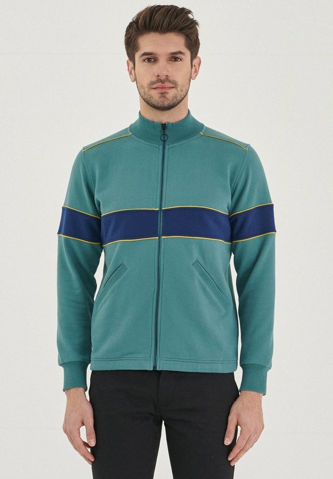 ORGANICATION Sweatjacke Men's Zipped Sweat Jacket in Seaweed ORGANICATION Sweatjacke Men's Zipped Sweat Jacket in Seaweed von ORGANICATION