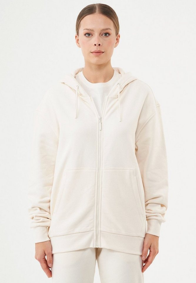 ORGANICATION Sweatjacke Junda-Unisex Full Zip Hoodie in Off White ORGANICATION Sweatjacke Junda-Unisex Full Zip Hoodie in Off White von ORGANICATION