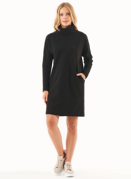 ORGANICATION Sweatkleid aus Bio-Baumwolle mit Rollkragen von ORGANICATION