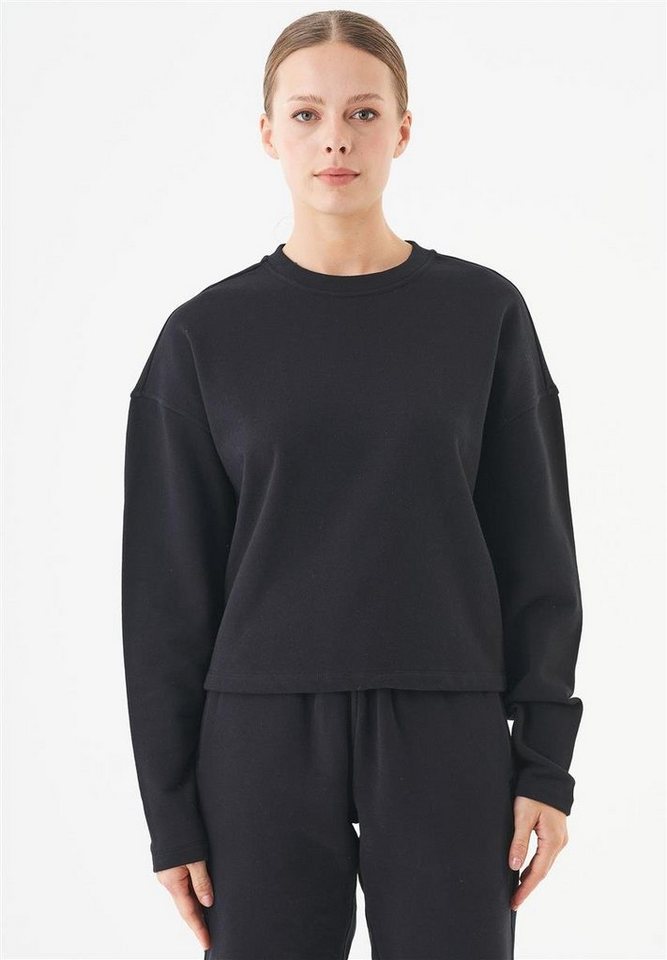 ORGANICATION Sweatshirt Seda-Women's Loose Fit Sweatshirt in Black von ORGANICATION